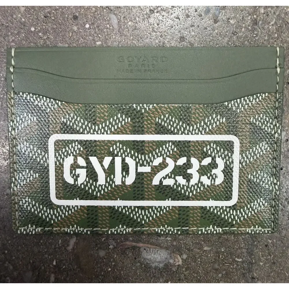 Goyard Khaki Saint-Sulpice Card Holder